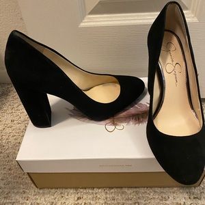Suede women’s heels